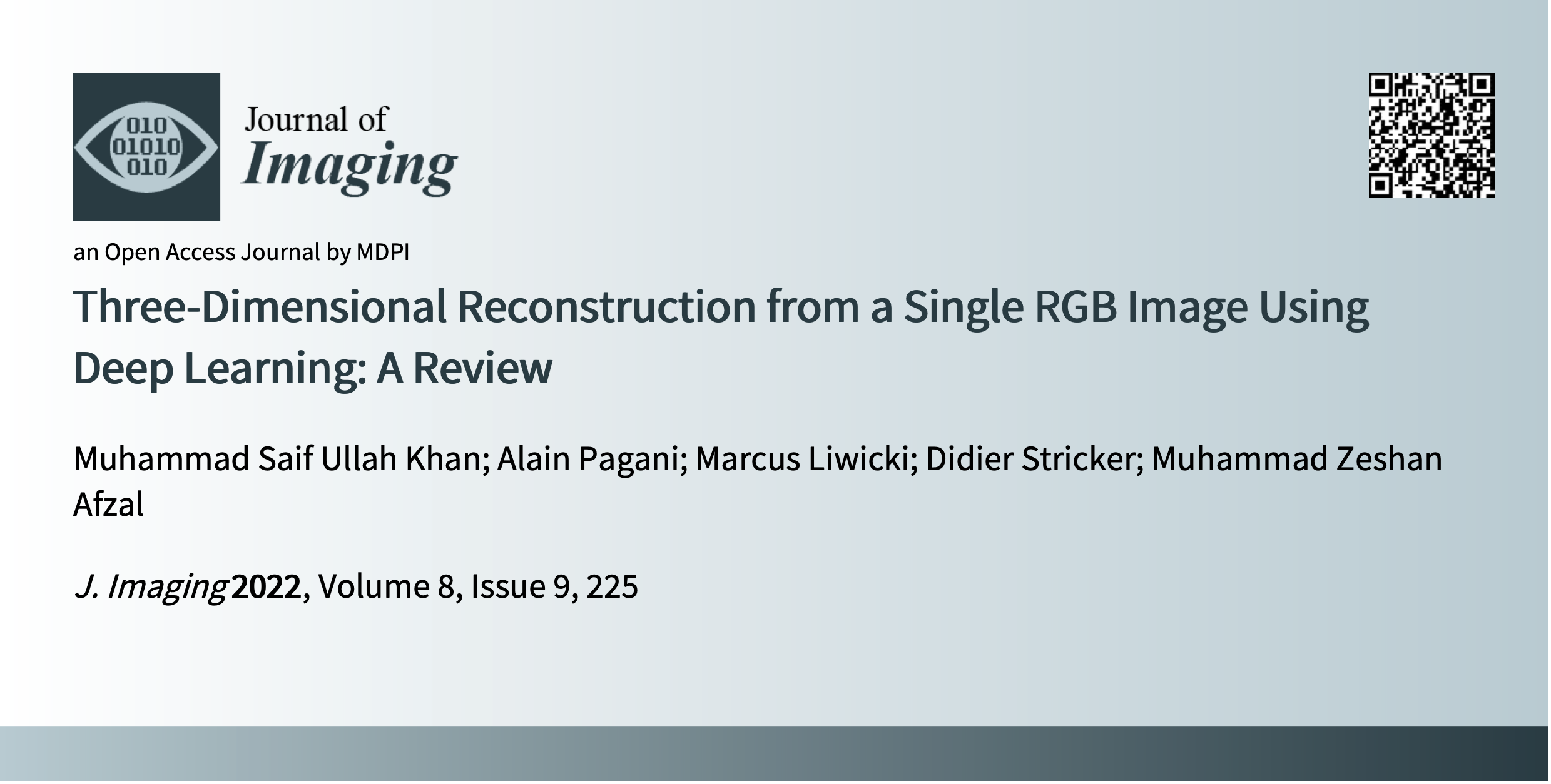 Three-Dimensional Reconstruction from a Single RGB Image using Deep Learning: A Review